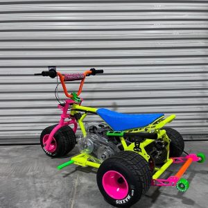 The Blue seat Bullet- Lemon Green Plantinum Mini Trike